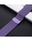 Milanese Loop bransoletka magnetyczna pasek do iwatch 4 5 40mm 44mm opaska ze stali nierdzewnej do Apple Watch Band seria 1 2 3 