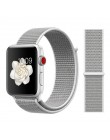 Pętla sportowa do pasek do Apple watch 44mm 40mm 42mm 38mm utkany nylon correa pasek iwatch 4 3 2 1 watchband bransoletka zegark