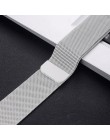 Milanese Loop bransoletka magnetyczna pasek do iwatch 4 5 40mm 44mm opaska ze stali nierdzewnej do Apple Watch Band seria 1 2 3 