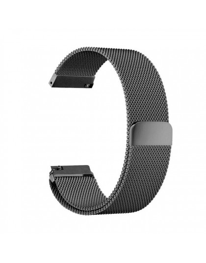 Mesh milanese loop od zegarków 16mm 18mm 20mm 22mm 24mm srebrna róża złoto czarny zegarek na bransolecie pasek pasek magnetyczne