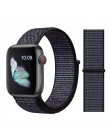 Pętla sportowa do pasek do Apple watch 44mm 40mm 42mm 38mm utkany nylon correa pasek iwatch 4 3 2 1 watchband bransoletka zegark