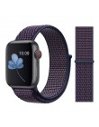 Pętla sportowa do pasek do Apple watch 44mm 40mm 42mm 38mm utkany nylon correa pasek iwatch 4 3 2 1 watchband bransoletka zegark