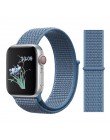 Pętla sportowa do pasek do Apple watch 44mm 40mm 42mm 38mm utkany nylon correa pasek iwatch 4 3 2 1 watchband bransoletka zegark