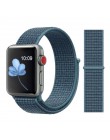 Pętla sportowa do pasek do Apple watch 44mm 40mm 42mm 38mm utkany nylon correa pasek iwatch 4 3 2 1 watchband bransoletka zegark