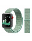 Pętla sportowa do pasek do Apple watch 44mm 40mm 42mm 38mm utkany nylon correa pasek iwatch 4 3 2 1 watchband bransoletka zegark