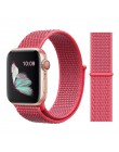 Pętla sportowa do pasek do Apple watch 44mm 40mm 42mm 38mm utkany nylon correa pasek iwatch 4 3 2 1 watchband bransoletka zegark