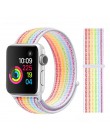 Pętla sportowa do pasek do Apple watch 44mm 40mm 42mm 38mm utkany nylon correa pasek iwatch 4 3 2 1 watchband bransoletka zegark