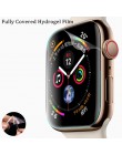 Przezroczysta folia ochronna hydrożelowa do iWatch 2 3 4 5 40MM 44MM zabezpieczenie ekranu do zegarka Apple 38mm 42MM