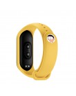 Dla XIAOMI Mi Band 3 4 pasek na rękę z tworzywa TPU Miband 4 akcesoria dla Xiaomi Miband 3 inteligentny nadgarstek Cartoon metal