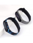 Do paska Mi band 4 3 nadruk silikonowy pasek na nadgarstek dla Xiaomi Mi Band 3 Opaska na nadgarstek Replacemet dla bransoletki
