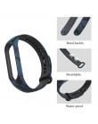 Do paska Mi band 4 3 nadruk silikonowy pasek na nadgarstek dla Xiaomi Mi Band 3 Opaska na nadgarstek Replacemet dla bransoletki