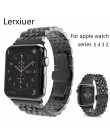 Ze stali nierdzewnej stalowy pasek na pasek do Apple watch apple watch 4 3 5 2 44mm 40mm 42mm 38mm iwatch zespół Link bransoletk