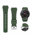 22mm opaska silikonowa do samsung Galaxy Watch 46mm wysokiej jakości pasek sportowy do Samsung Gear S3 Classic/Frontier huawei w