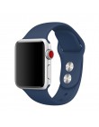 Sportowy pasek silikonowy do zegarka apple pulseira 5/4/3/2/1 iwatch band 44mm 42mm 40mm 38mm watchband gumowe akcesoria correa