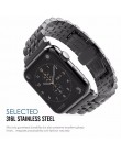 Ze stali nierdzewnej stalowy pasek na pasek do Apple watch apple watch 4 3 5 2 44mm 40mm 42mm 38mm iwatch zespół Link bransoletk