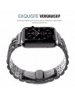 Ze stali nierdzewnej stalowy pasek na pasek do Apple watch apple watch 4 3 5 2 44mm 40mm 42mm 38mm iwatch zespół Link bransoletk