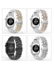 Ze stali nierdzewnej stalowy pasek na pasek do Apple watch apple watch 4 3 5 2 44mm 40mm 42mm 38mm iwatch zespół Link bransoletk