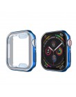 Pokrowiec na zegarek etui ochronne na telefon z TPU na zegarek Apple 5 4 3 2 1 42MM 38MM miękki przezroczysty ekran na iWatch 44