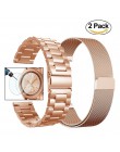 20mm Milanese bransoleta ze stali nierdzewnej Watchband dla Samsung Galaxy zegarek aktywny 42mm biegów S2 klasyczny pasek sporto