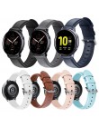 Skórzany pasek do Samsung Active2 44mm 40mm SM-R820 R830 R500 R600 R810 Galaxy zegarek 42 aktywny 2 pasek na rękę bransoletka Wa