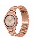 20mm Milanese bransoleta ze stali nierdzewnej Watchband dla Samsung Galaxy zegarek aktywny 42mm biegów S2 klasyczny pasek sporto