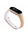 Do paska Mi band 4 3 nadruk silikonowy pasek na nadgarstek dla Xiaomi Mi Band 3 Opaska na nadgarstek Replacemet dla bransoletki