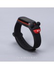 Do paska Mi band 4 3 nadruk silikonowy pasek na nadgarstek dla Xiaomi Mi Band 3 Opaska na nadgarstek Replacemet dla bransoletki