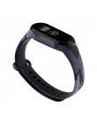 Do paska Mi band 4 3 nadruk silikonowy pasek na nadgarstek dla Xiaomi Mi Band 3 Opaska na nadgarstek Replacemet dla bransoletki