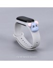 Do paska Mi band 4 3 nadruk silikonowy pasek na nadgarstek dla Xiaomi Mi Band 3 Opaska na nadgarstek Replacemet dla bransoletki