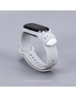 Do paska Mi band 4 3 nadruk silikonowy pasek na nadgarstek dla Xiaomi Mi Band 3 Opaska na nadgarstek Replacemet dla bransoletki