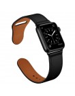 Pasek na pasek do apple watch 44 mm apple watch 5 4 3 2 pasek do iwatch 42mm correa 38 mm 40mm skórzana bransoletka pulseira pas