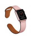 Pasek na pasek do apple watch 44 mm apple watch 5 4 3 2 pasek do iwatch 42mm correa 38 mm 40mm skórzana bransoletka pulseira pas