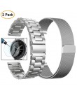 20mm Milanese bransoleta ze stali nierdzewnej Watchband dla Samsung Galaxy zegarek aktywny 42mm biegów S2 klasyczny pasek sporto