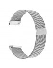 20mm Milanese bransoleta ze stali nierdzewnej Watchband dla Samsung Galaxy zegarek aktywny 42mm biegów S2 klasyczny pasek sporto