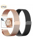 20mm Milanese bransoleta ze stali nierdzewnej Watchband dla Samsung Galaxy zegarek aktywny 42mm biegów S2 klasyczny pasek sporto