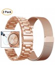 20mm Milanese bransoleta ze stali nierdzewnej Watchband dla Samsung Galaxy zegarek aktywny 42mm biegów S2 klasyczny pasek sporto