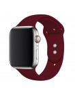 Sportowy pasek silikonowy do zegarka apple pulseira 5/4/3/2/1 iwatch band 44mm 42mm 40mm 38mm watchband gumowe akcesoria correa