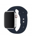 Sportowy pasek silikonowy do zegarka apple pulseira 5/4/3/2/1 iwatch band 44mm 42mm 40mm 38mm watchband gumowe akcesoria correa