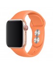 Sportowy pasek silikonowy do zegarka apple pulseira 5/4/3/2/1 iwatch band 44mm 42mm 40mm 38mm watchband gumowe akcesoria correa