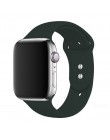 Sportowy pasek silikonowy do zegarka apple pulseira 5/4/3/2/1 iwatch band 44mm 42mm 40mm 38mm watchband gumowe akcesoria correa