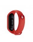 Dla XIAOMI Mi Band 3 4 pasek na rękę z tworzywa TPU Miband 4 akcesoria dla Xiaomi Miband 3 inteligentny nadgarstek Cartoon metal