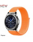 Nylonowy pasek pętli do Samsung galaxy zegarek 46mm 42mm Galaxy zegarek aktywny 2 pasek biegów s3/ 22mm 20mm zegarek zespół huaw