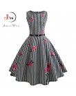 Letnie sukienki damskie 2019 na co dzień z kwiatowym Retro Vintage 50s 60s szata Rockabilly Swing Pinup Vestidos walentynki Part