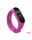 Dla XIAOMI Mi Band 3 4 pasek na rękę z tworzywa TPU Miband 4 akcesoria dla Xiaomi Miband 3 inteligentny nadgarstek Cartoon metal