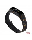 Dla XIAOMI Mi Band 3 4 pasek na rękę z tworzywa TPU Miband 4 akcesoria dla Xiaomi Miband 3 inteligentny nadgarstek Cartoon metal