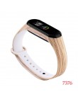 Dla XIAOMI Mi Band 3 4 pasek na rękę z tworzywa TPU Miband 4 akcesoria dla Xiaomi Miband 3 inteligentny nadgarstek Cartoon metal