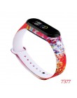 Dla XIAOMI Mi Band 3 4 pasek na rękę z tworzywa TPU Miband 4 akcesoria dla Xiaomi Miband 3 inteligentny nadgarstek Cartoon metal