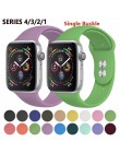 Miękki pasek na pasek do apple watch 42mm seria 4 3 pasek do iwatch 38mm 44mm 40mm pulseira correa bransoletka akcesoria do inte