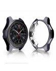 Pokrowiec na samsung Galaxy Watch 46mm 42mm Gear S3 ochraniacz ekranu miękki TPU plated dookoła futerały ochronne powłoki ramki