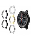 Pokrowiec na samsung Galaxy Watch 46mm 42mm Gear S3 ochraniacz ekranu miękki TPU plated dookoła futerały ochronne powłoki ramki